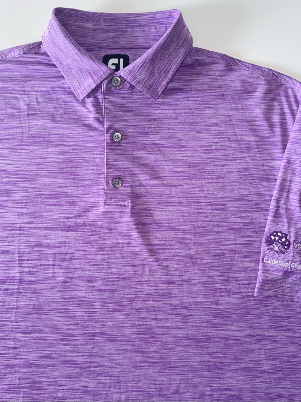 FootJoy Performance Polo Men's XL Purple Stretch Golf